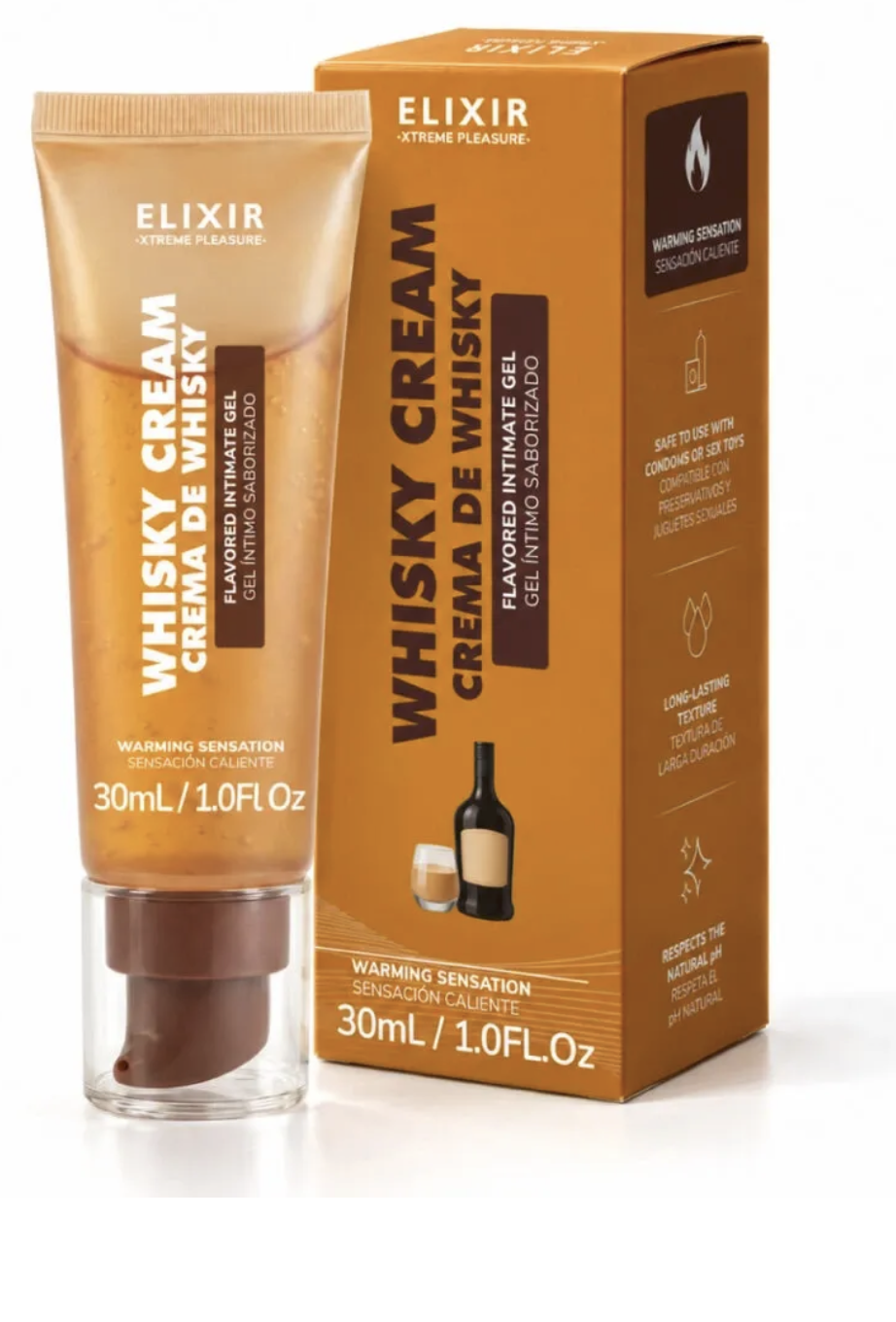 Lubricante sabor crema de whisky